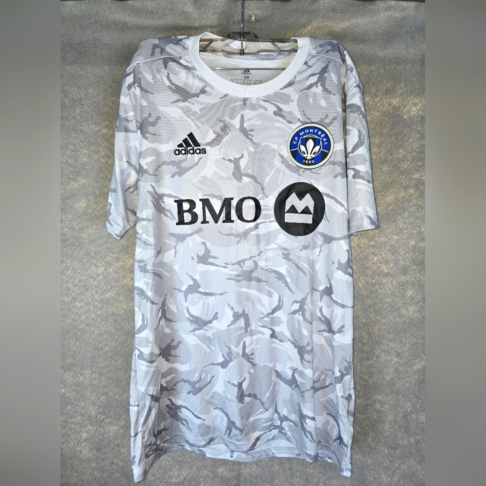 Adidas White and Gray Camo Soccer Shirtsize( Mens M) 4 Different #